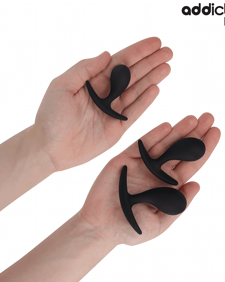 Addicted Toys, set de tres plugs, vista 3